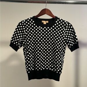 Michael Kors Collection - Black sweater with white sequins